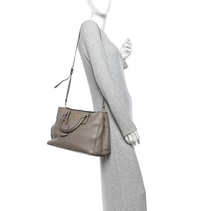 Prada Vitello Daino Tote Argilla 2 of 17