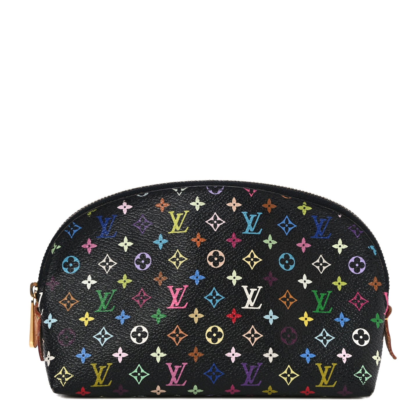 Monogram Multicolor Cosmetic Pouch Black Grenade