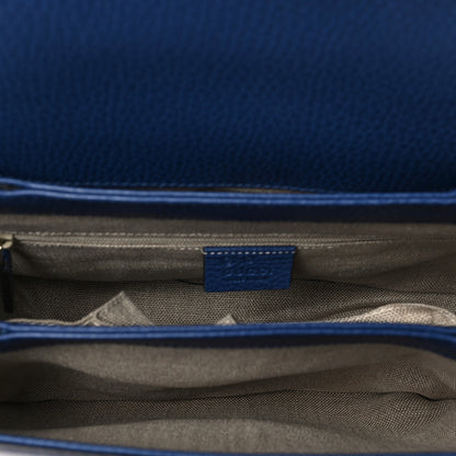 Gucci Dollar Calfskin Interlocking G Top Handle Shoulder Bag Caspian 5 of 8