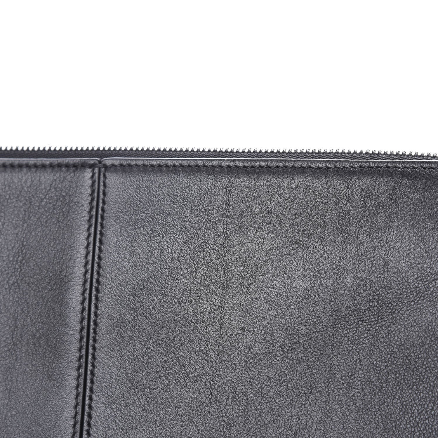 Celine Supple Natural Calfskin Tri-Fold Clutch Black 14 of 14