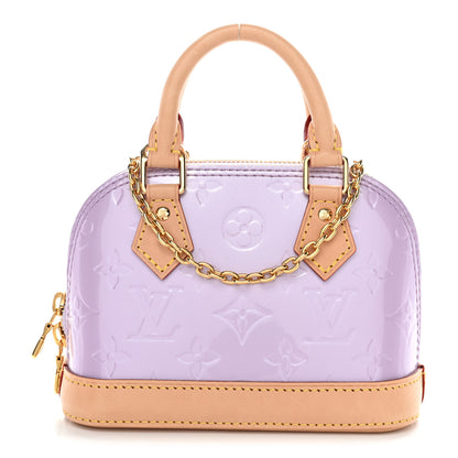 Louis Vuitton Vernis Nano Alma Glossy Lilac 1 of 9