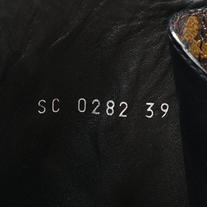 Louis Vuitton Calfskin Monogram Metropolis Flat Ranger Boots 39 Black 9 of 11