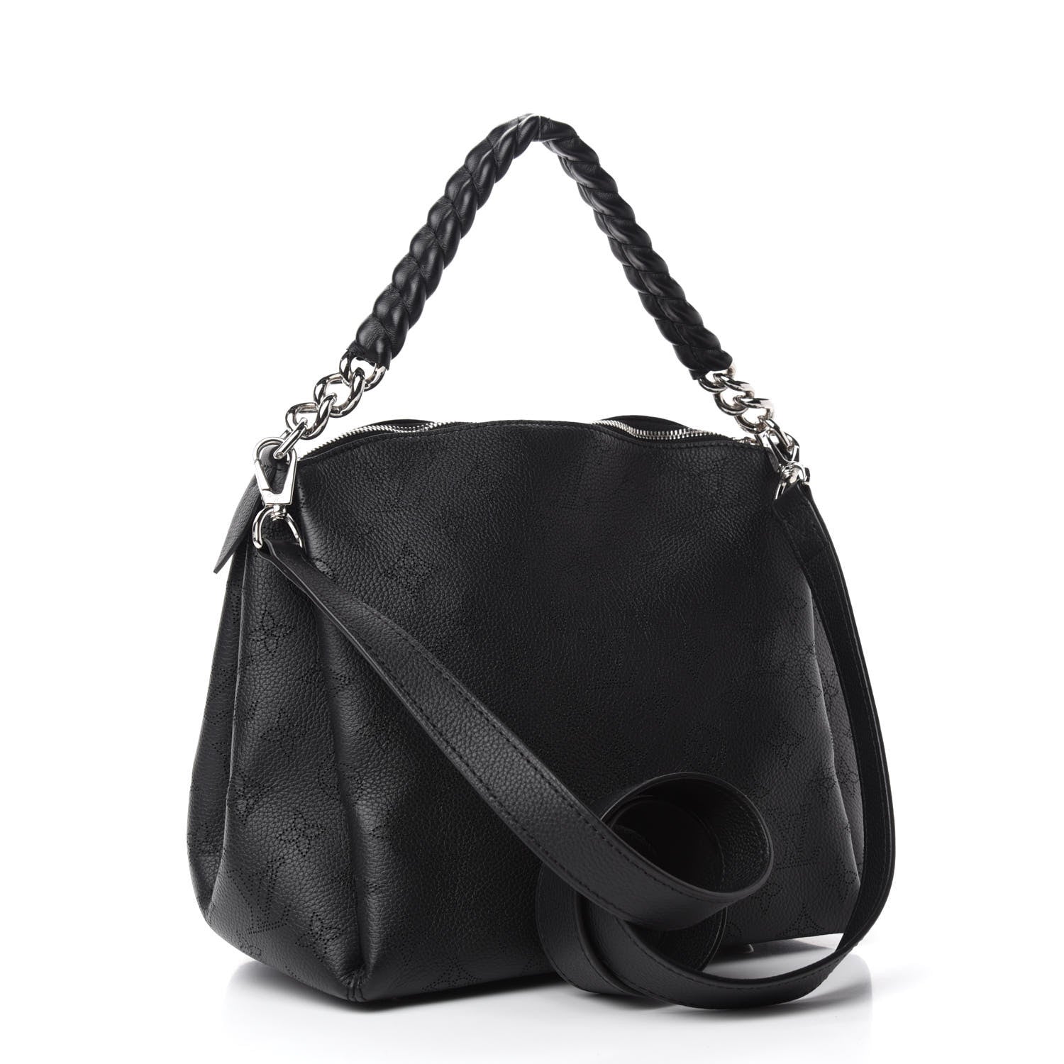 Louis Vuitton Mahina Babylone Chain BB Black 3 of 10