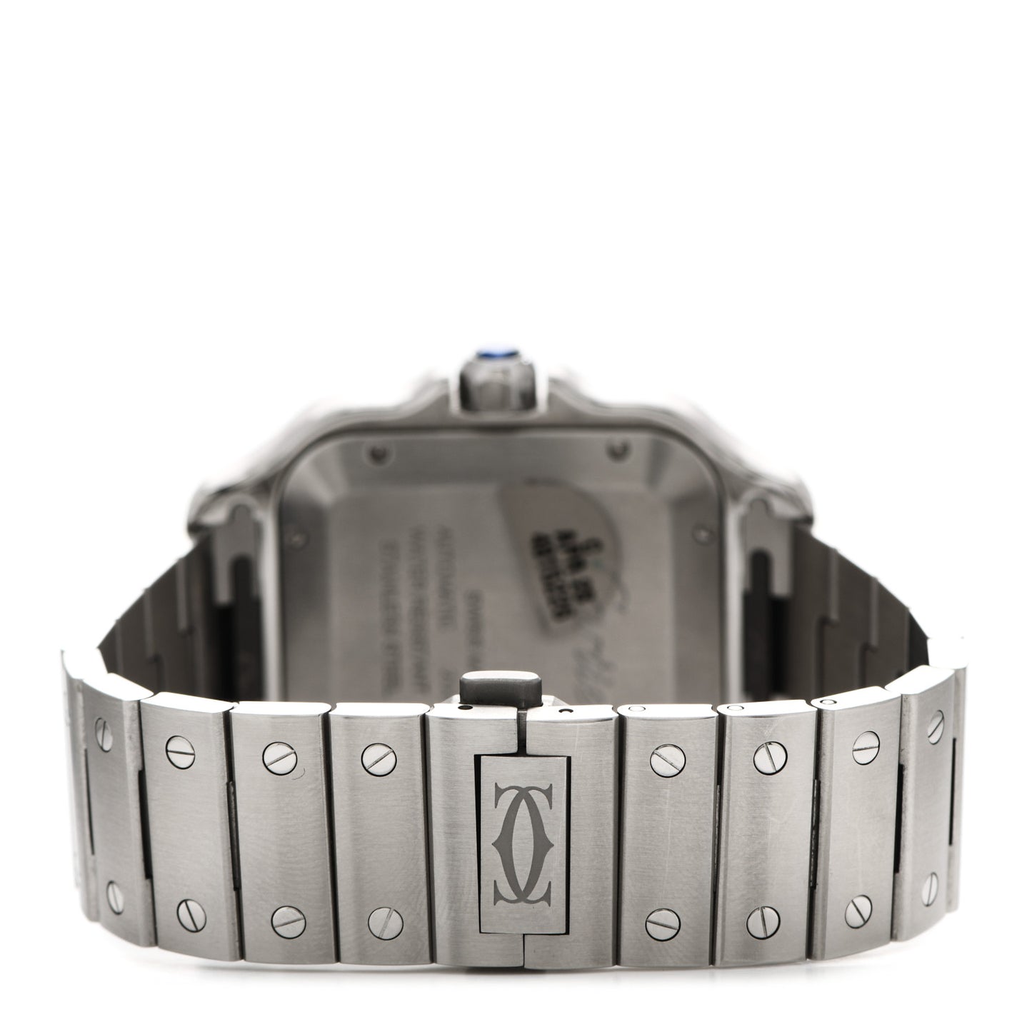 Stainless Steel 39.8mm Santos De Cartier Automatic Watch