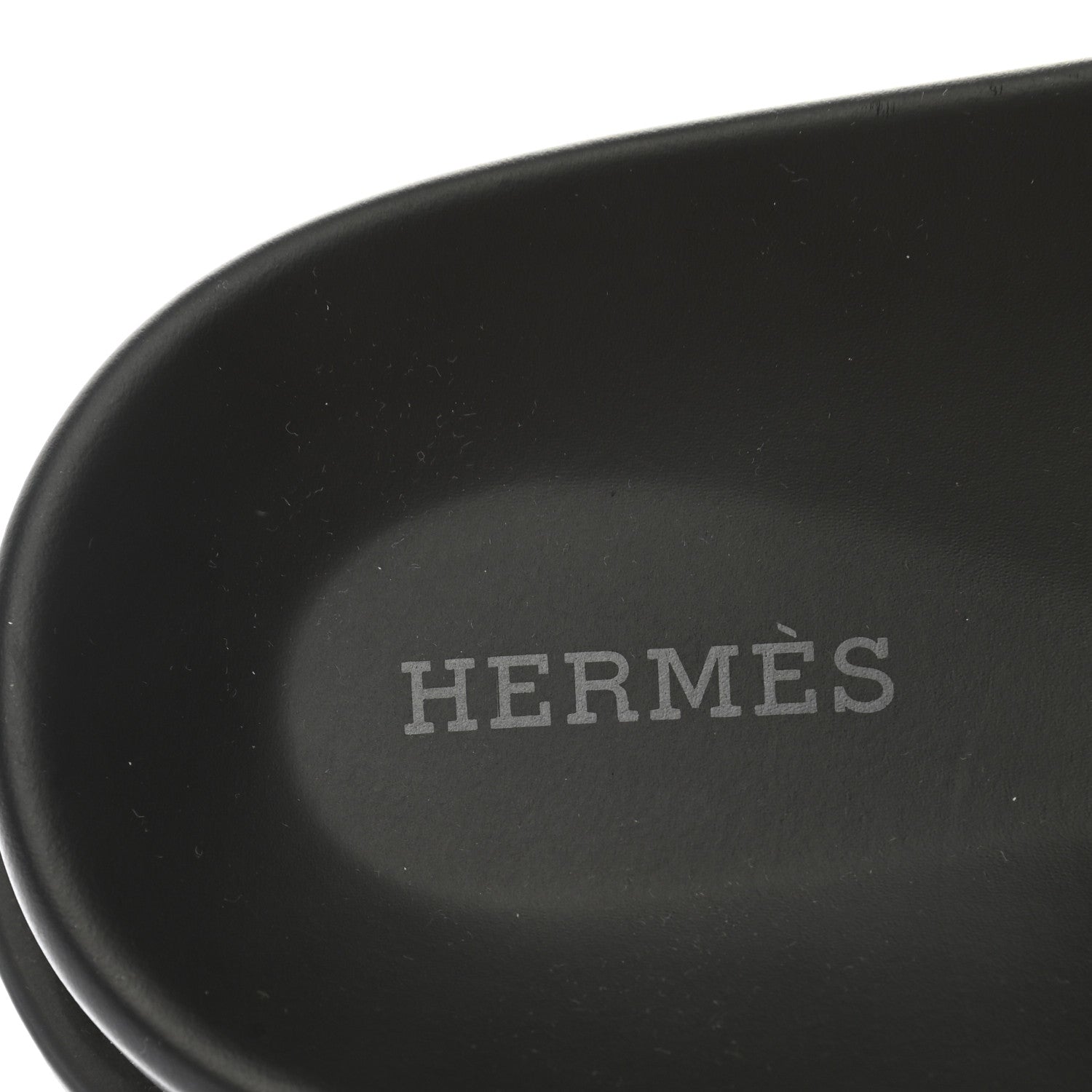 Hermes Calfskin Mens Chypre Sandals 44 Black 7 of 10