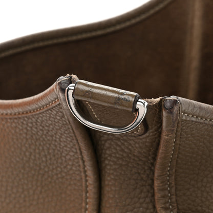 Hermes Taurillon Clemence Evelyne III PM Etoupe 13 of 25