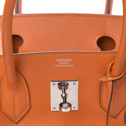Hermes Swift Birkin 30 Orange 6 of 13