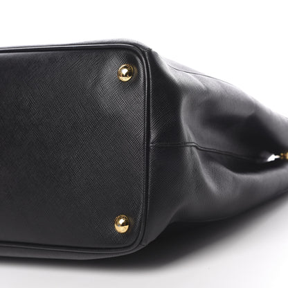 Prada Saffiano Medium Galleria Double Zip Tote Black 13 of 21