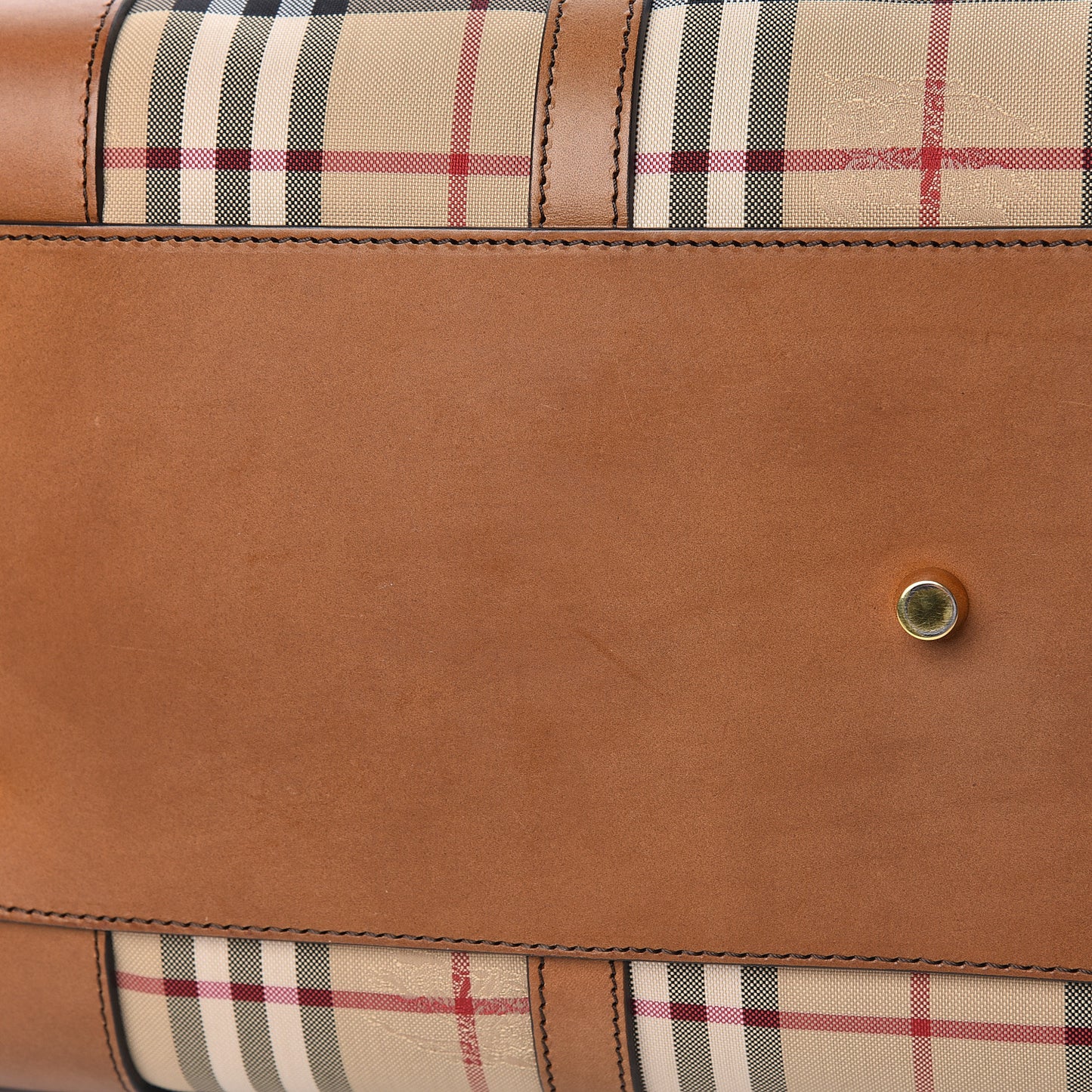 Horseferry Check Large Alchester Bowling Bag Tan