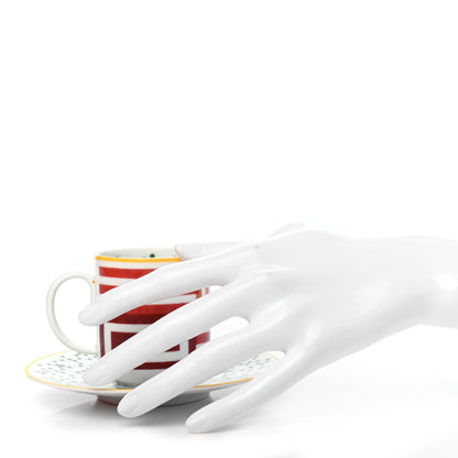Hermes Porcelain Hippomobile Coffee Cup And Saucer Set Of 2 2 of 9