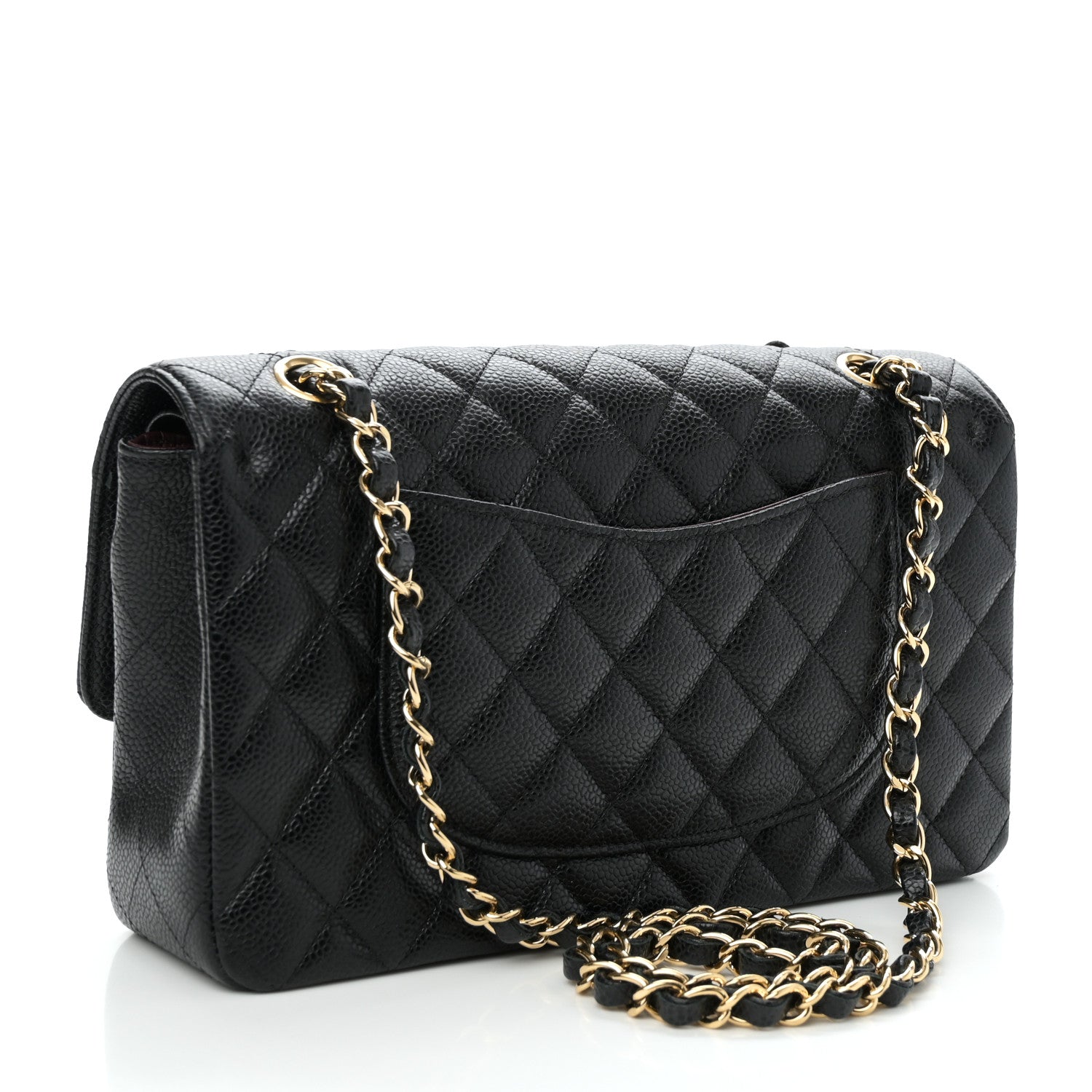 Chanel Caviar Quilted Medium Double Flap Black 3 of 11