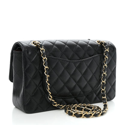 Chanel Caviar Quilted Medium Double Flap Black 3 of 11
