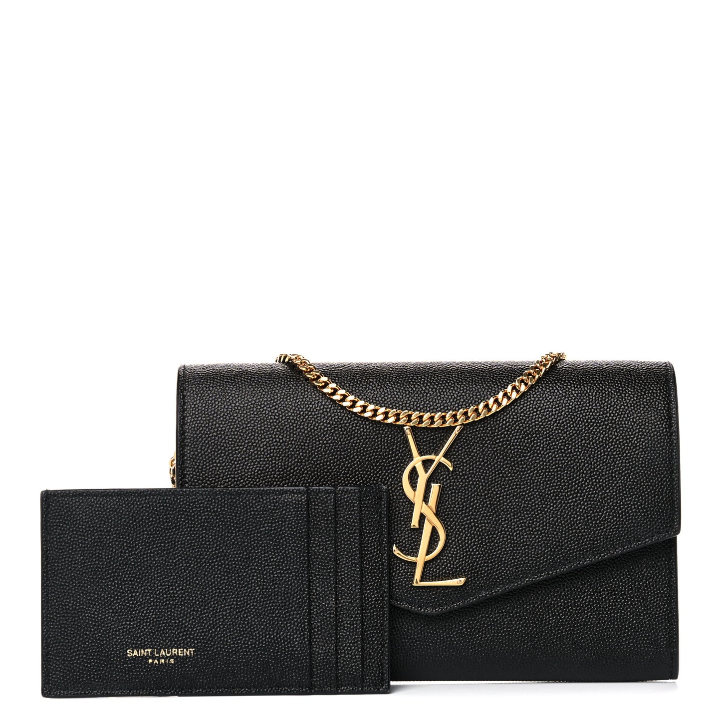 Grain De Poudre Uptown Chain Wallet Black