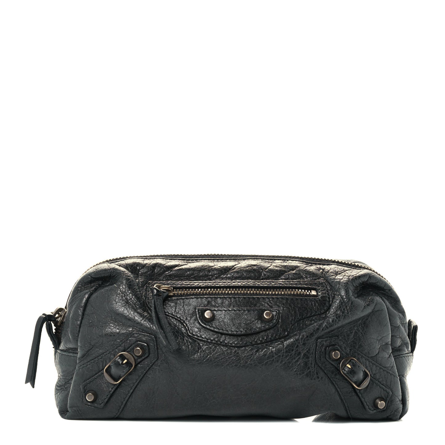 Agneau Classic Hardware Pencil Case Black