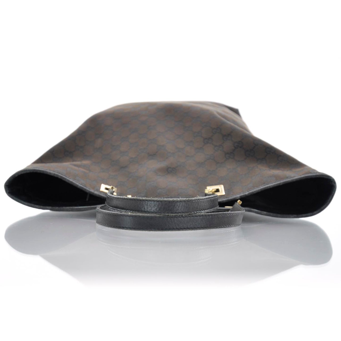 Nylon Monogram Tote Brown