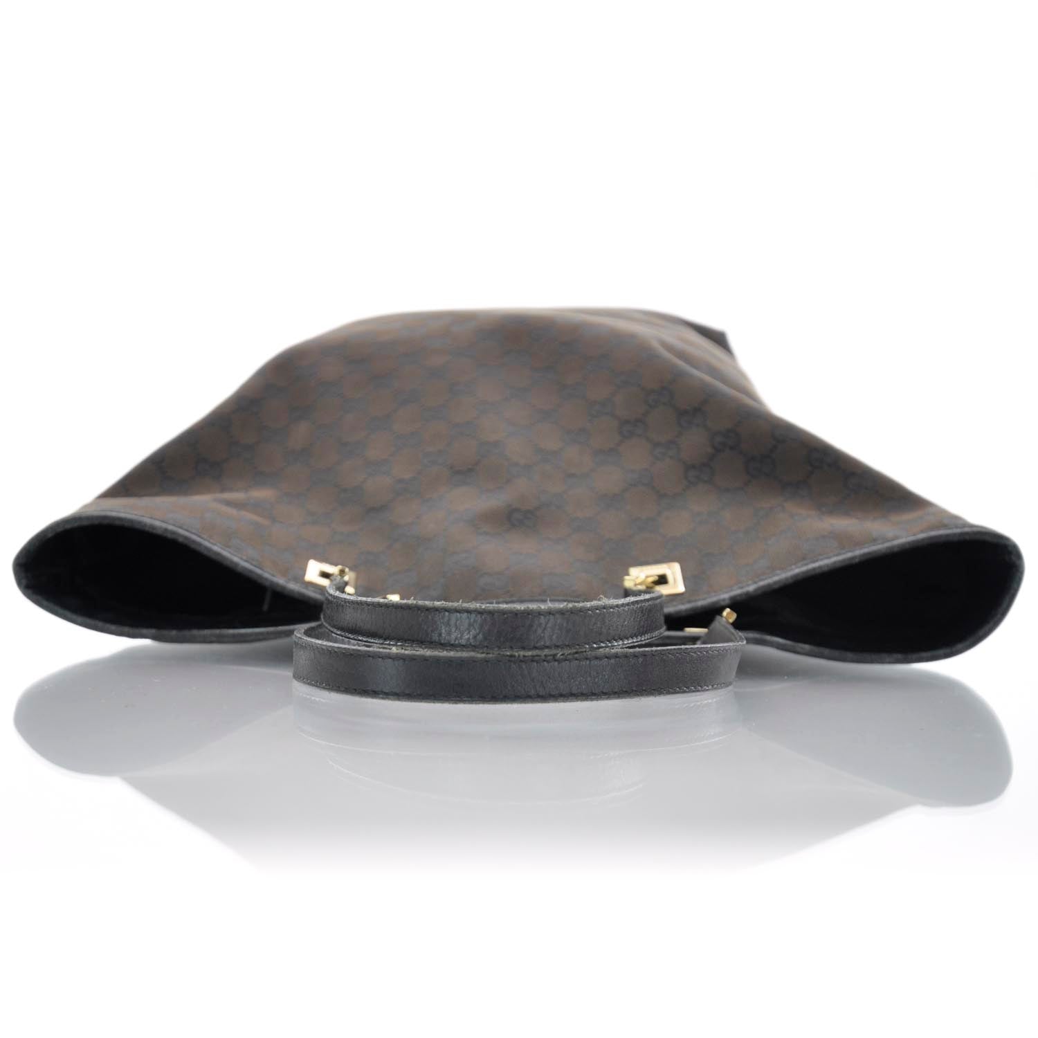 Gucci Nylon Monogram Tote Brown 4 of 8