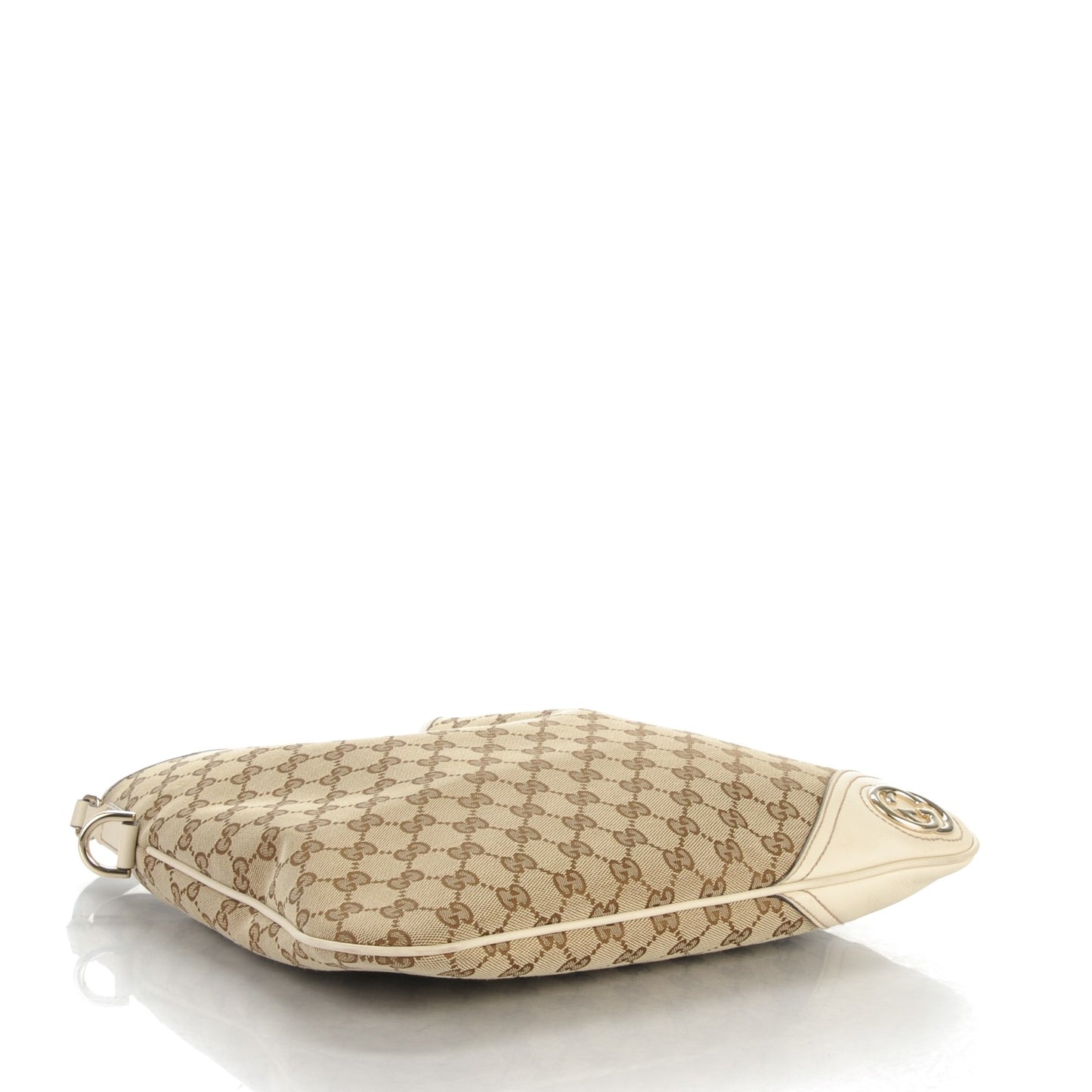 Monogram Medium New Britt Hobo Off White