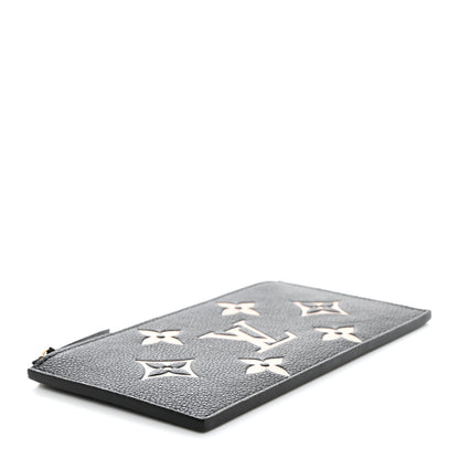 Louis Vuitton Empreinte Monogram Giant Crafty Pochette Felicie Zippered Insert Black 4 of 7