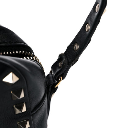 Valentino Garavani Calfskin Rockstud Camera Crossbody Bag Black 12 of 12