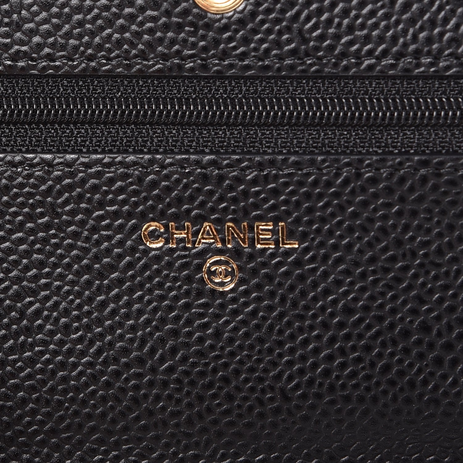 Chanel Caviar Quilted Wallet On Chain WOC Black 6 of 9