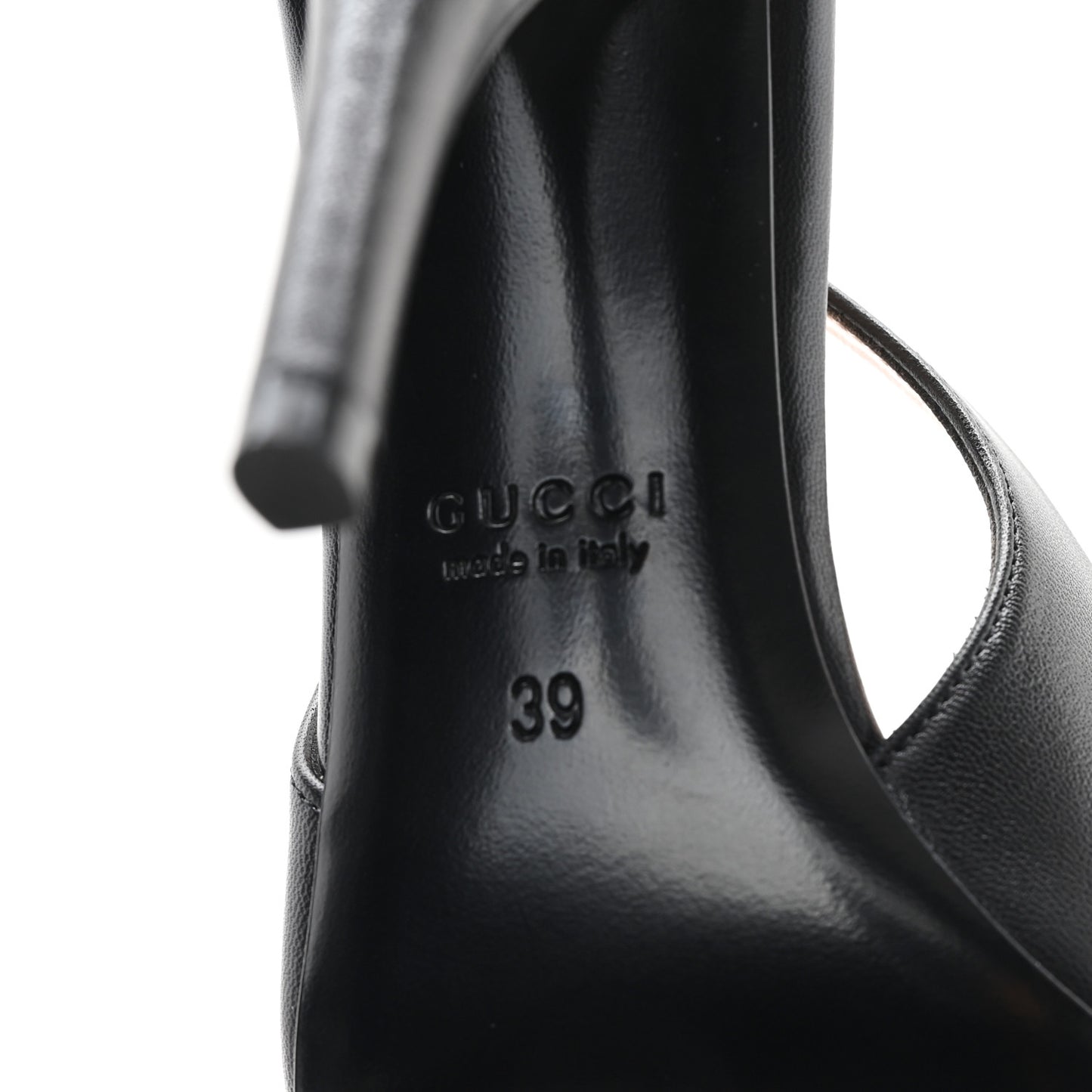 Malaga Kid Horsebit Erin 105mm Slingback Pumps 39 Black