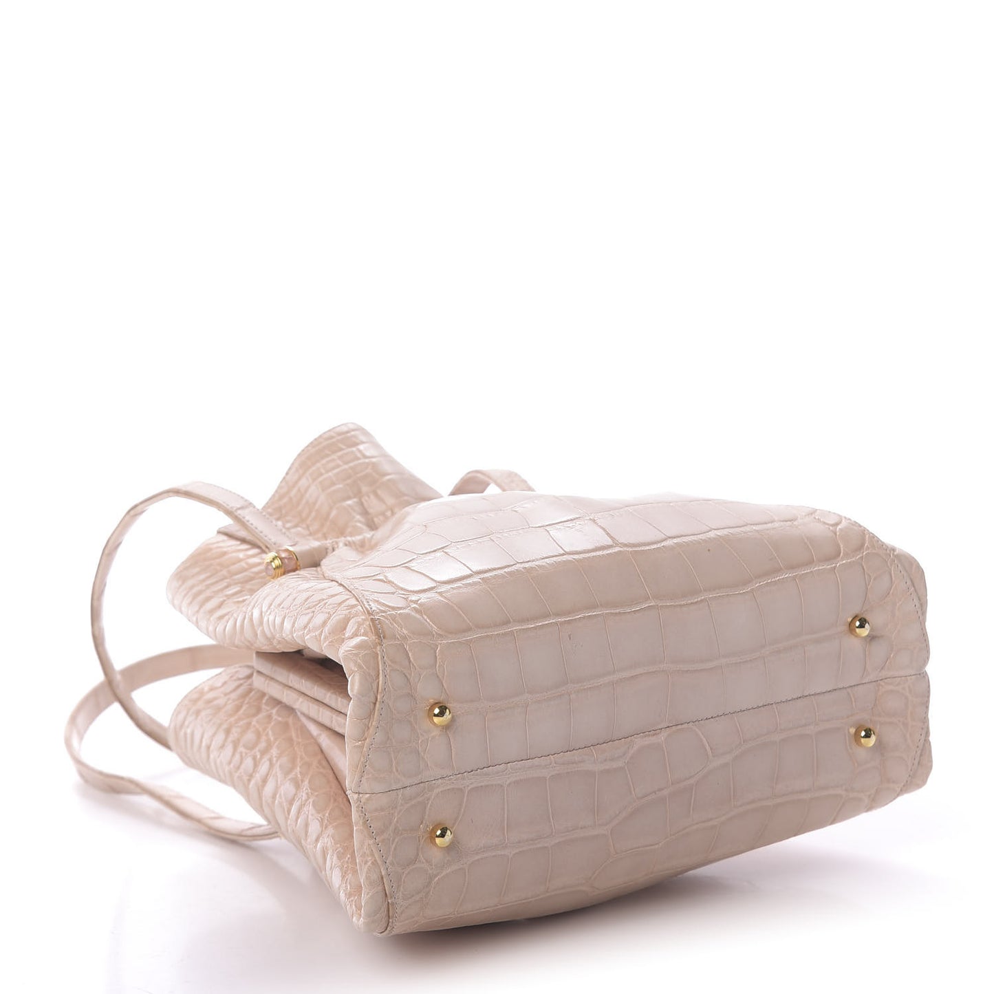 Crocodile Evening Bag Pink