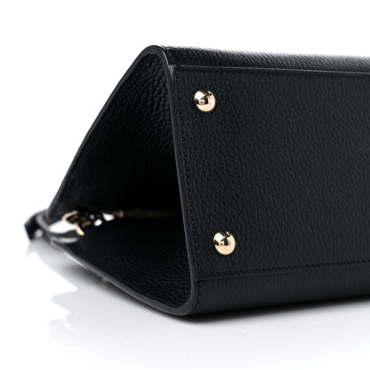 Gucci Dollar Calfskin Medium Soho Top Handle Satchel Black 8 of 9
