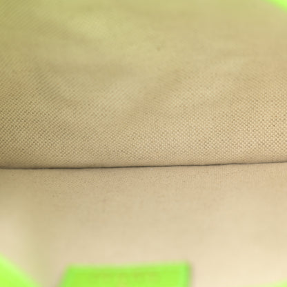 Gucci GG Supreme Monogram Web Small Ophidia Belt Bag Beige Ebony Electric Green 5 of 11