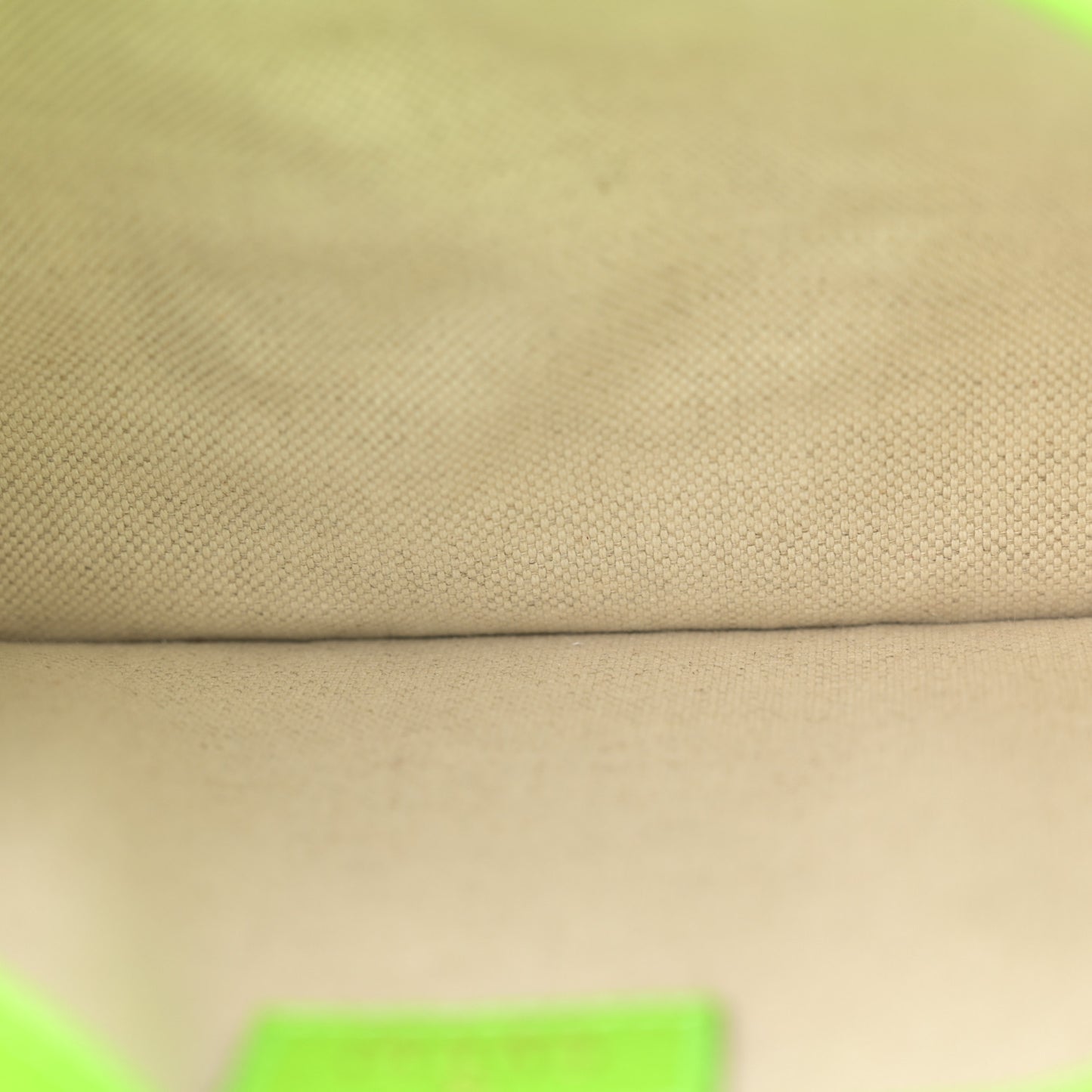 GG Supreme Monogram Web Small Ophidia Belt Bag Beige Ebony Electric Green