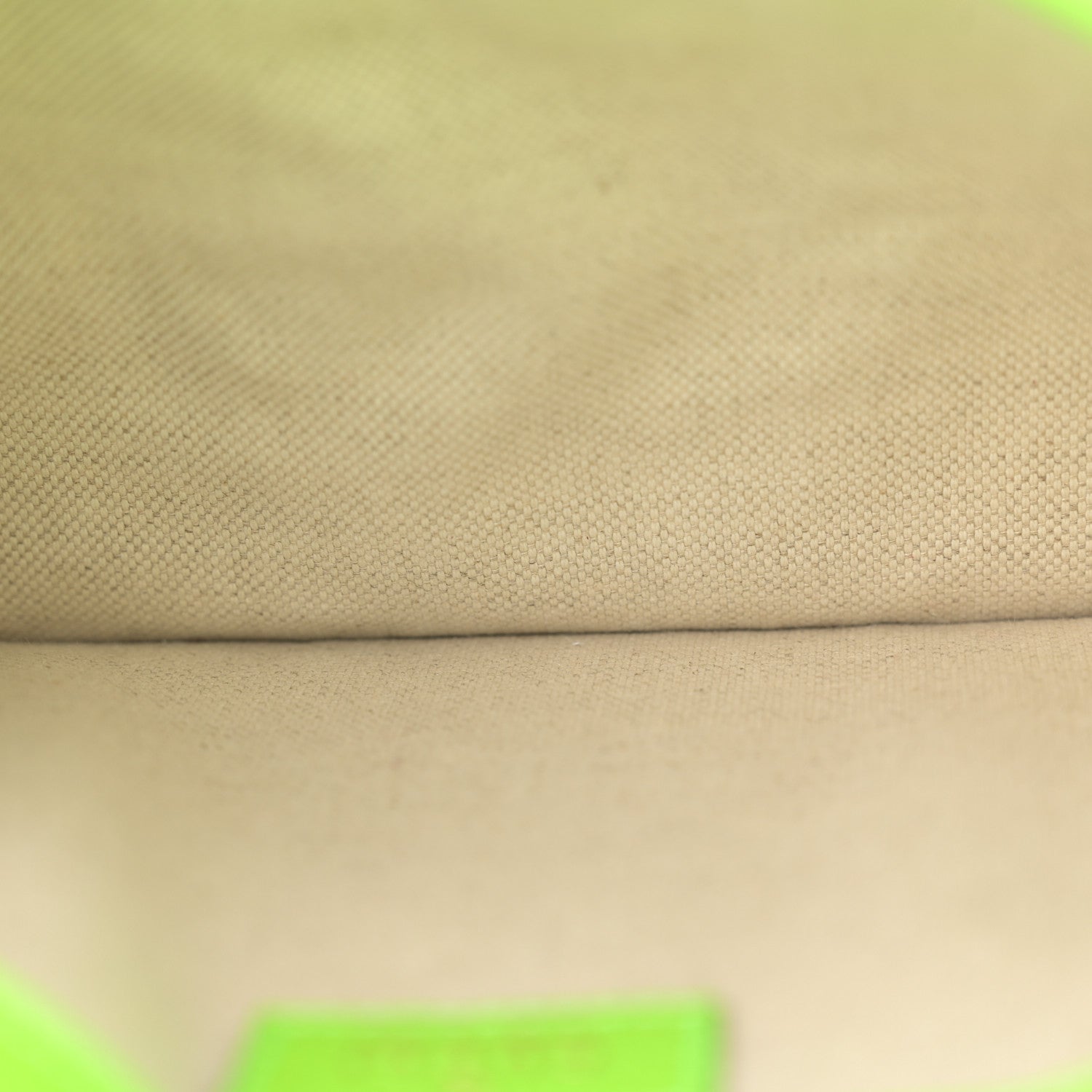 Gucci GG Supreme Monogram Web Small Ophidia Belt Bag Beige Ebony Electric Green 5 of 11