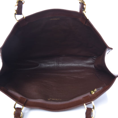 Chanel Lambskin CC Tote Brown 7 of 15