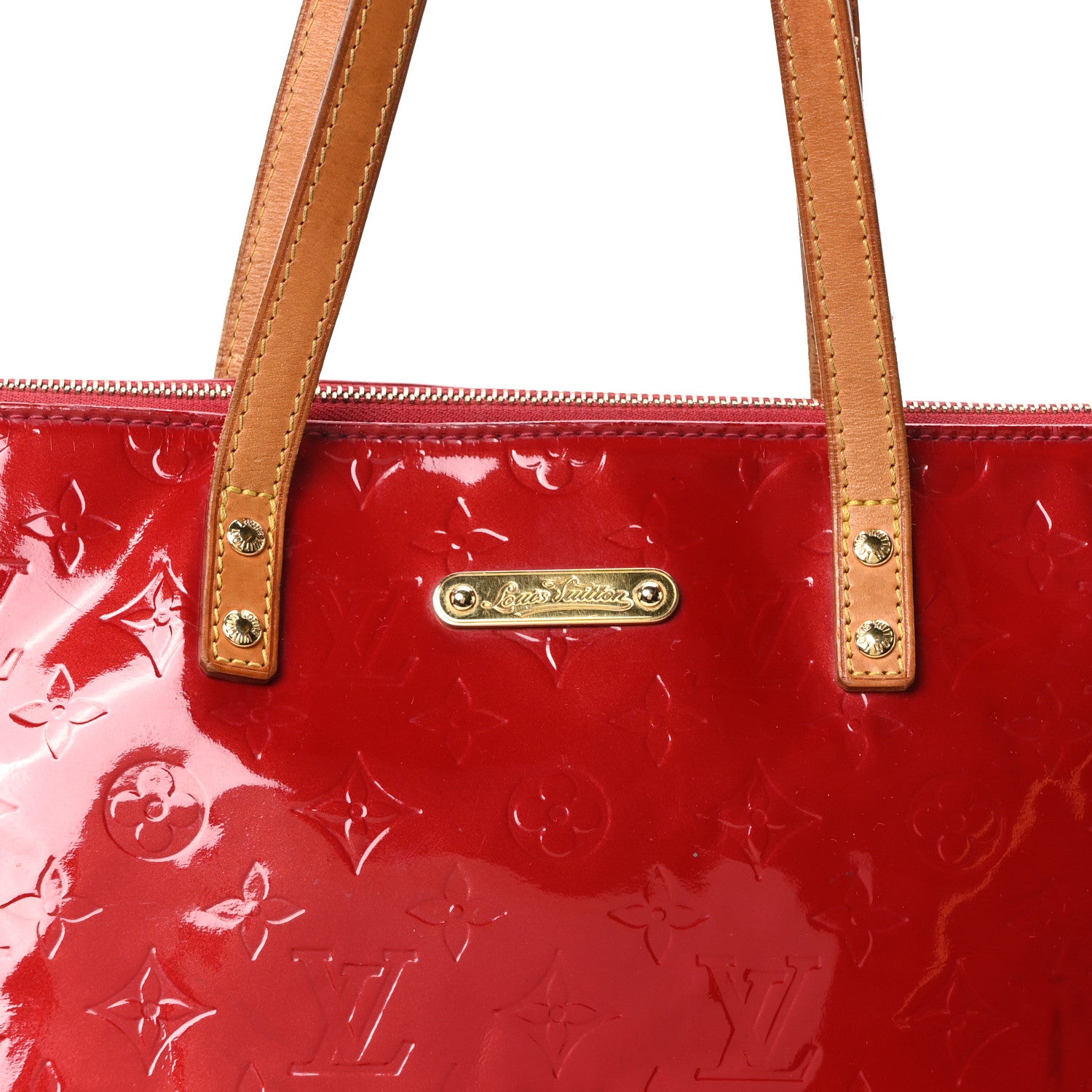 Louis Vuitton Vernis Bellevue GM Pomme D'Amour 7 of 9