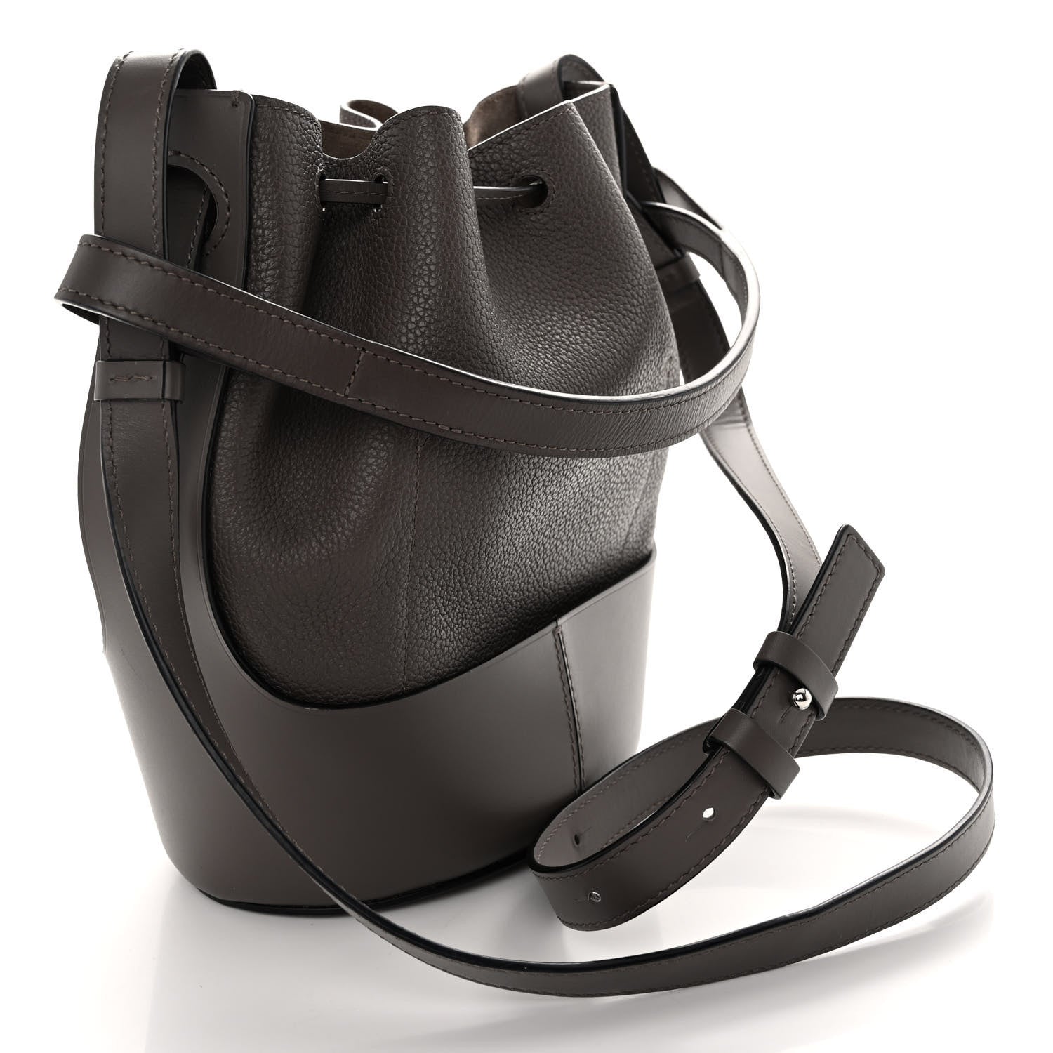 Loewe Calfskin Small Balloon Bucket Bag Dark Taupe 3 of 11