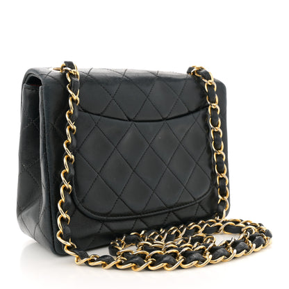 Chanel Lambskin Quilted Mini Square Flap Black 3 of 12