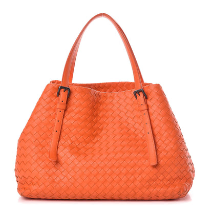 Bottega Veneta Nappa Intrecciato Medium Seamless Tote Tangerine 1 of 9