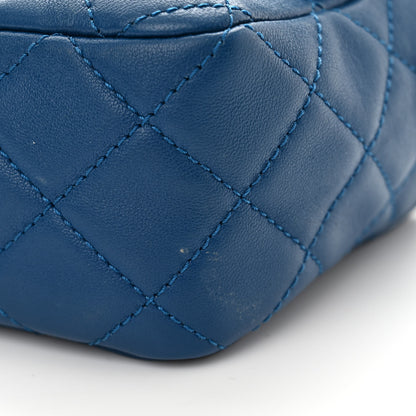 Chanel Lambskin Quilted Pearl Crush Mini Rectangular Flap Blue 11 of 11