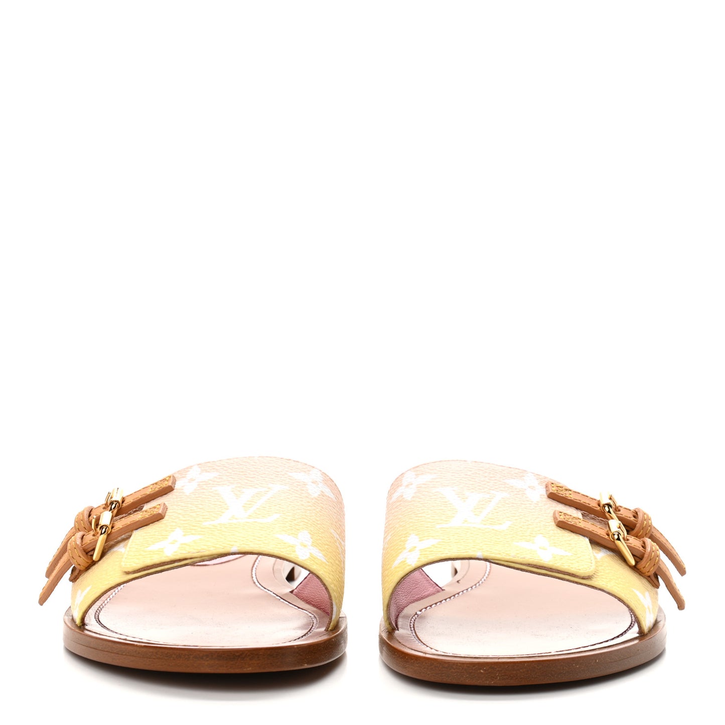 Monogram By The Pool Lock It Flat Mule 36 Pink