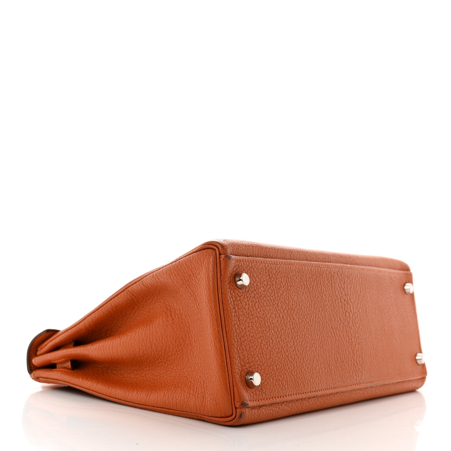 Hermes Chevre de Coromandel Kelly Retourne 32 Orange 4 of 14