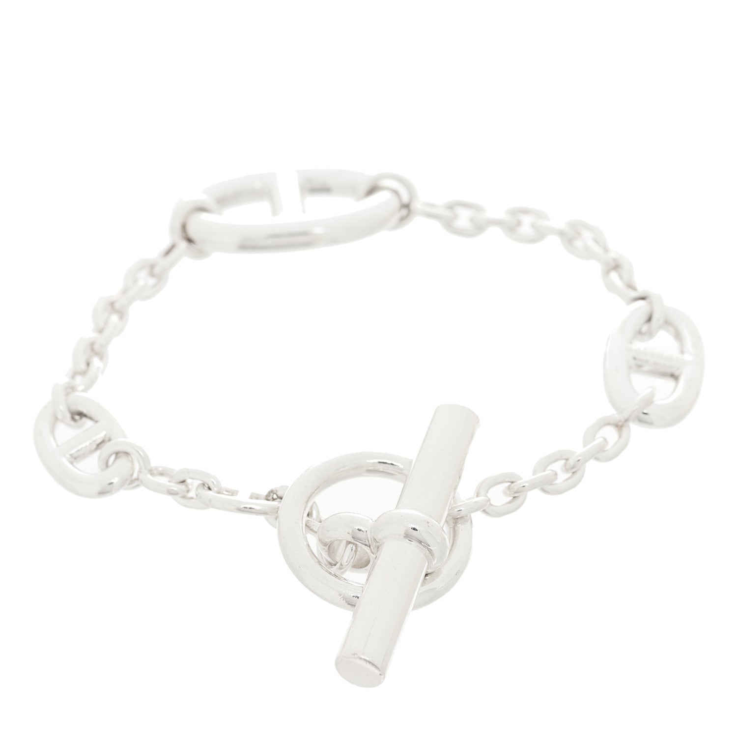 Hermes Sterling Silver Farandole Bracelet ST 2 of 4