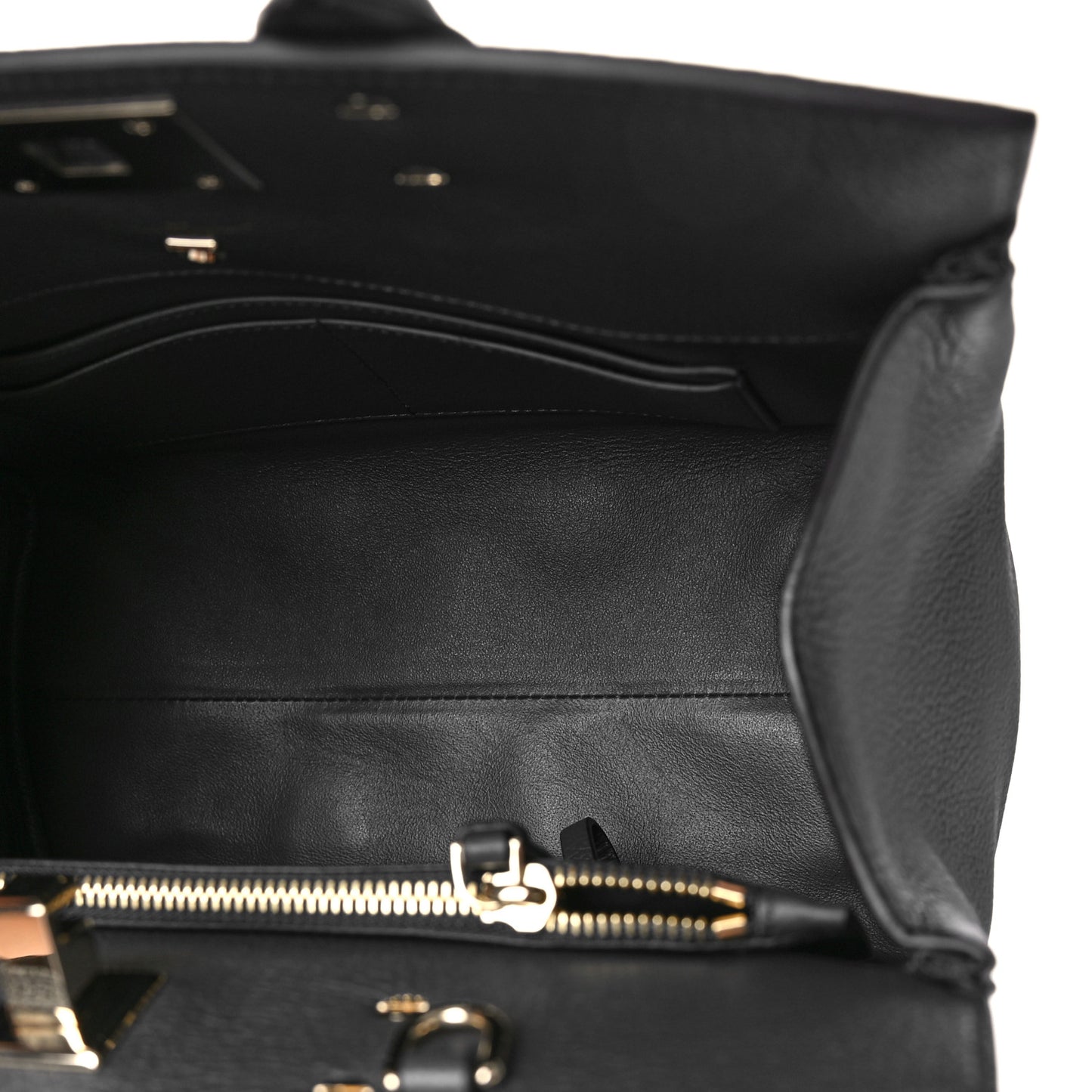 Hammered Calfskin Studio Bag