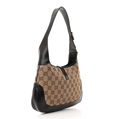 Gucci Monogram Web Small Jackie O Hobo Dark Brown 3 of 18