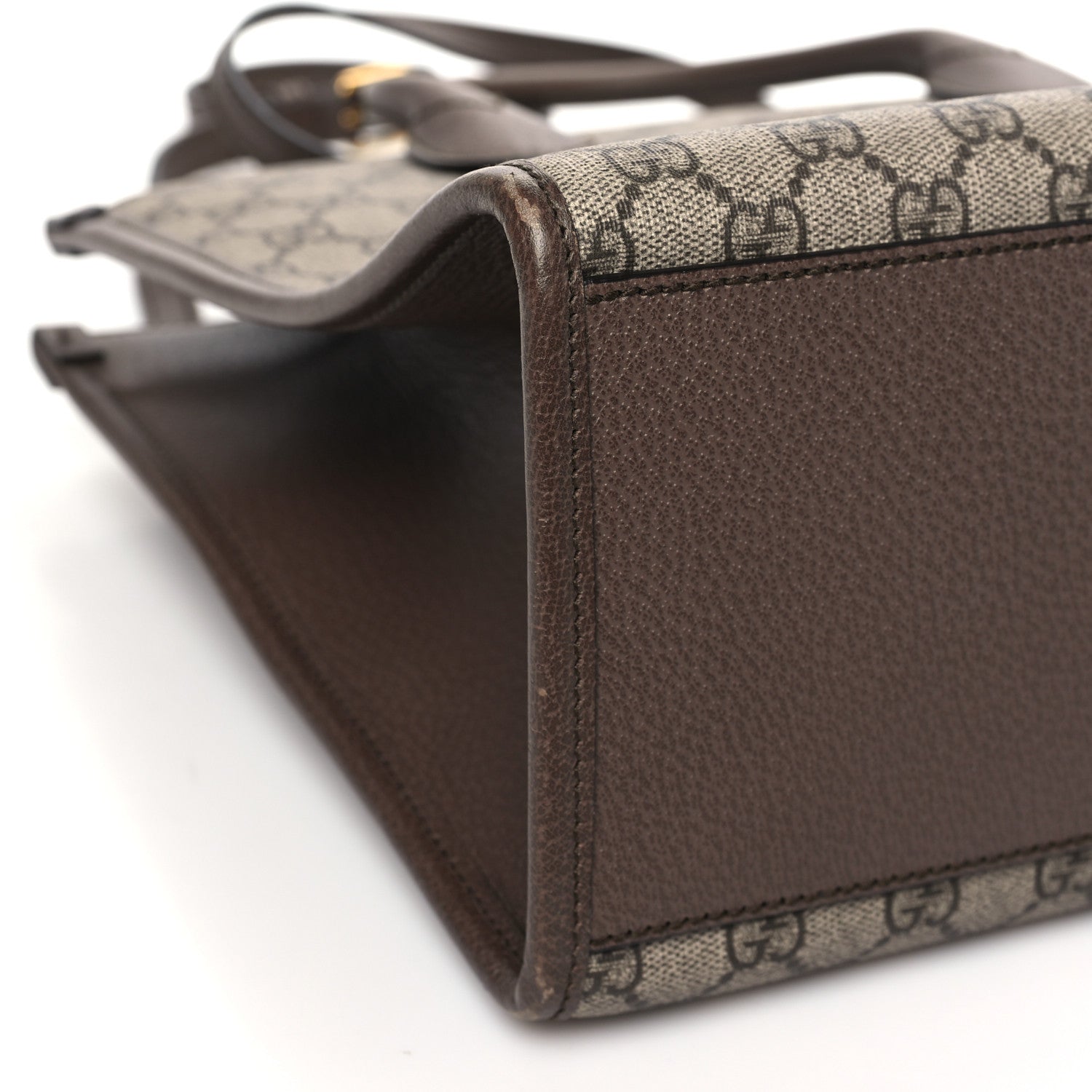 Gucci X DISNEY GG Supreme Monogram Donald Duck Retro Interlocking G Tote Bag Beige Multicolor New Acero 9 of 11