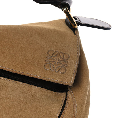 Loewe Suede Medium Puzzle Bag Gold 8 of 10