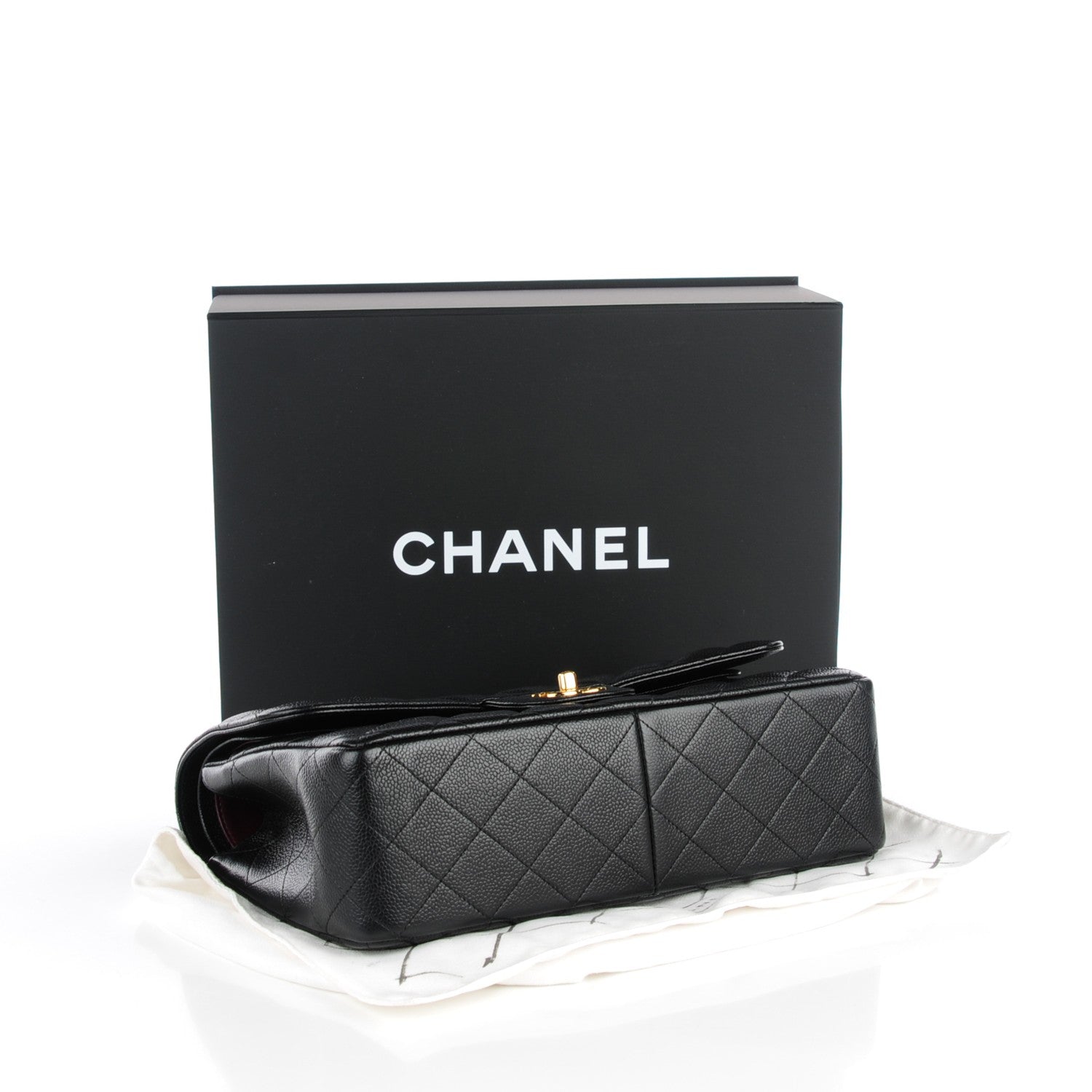 Chanel Caviar Quilted Jumbo Double Flap Black 4 of 9