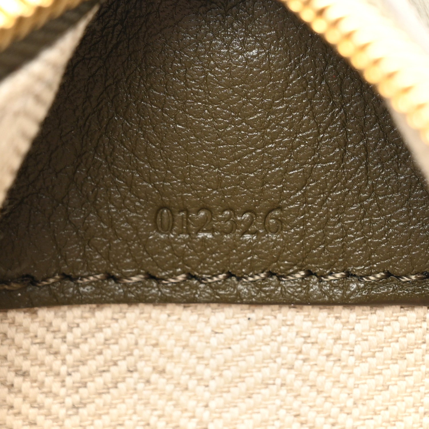 Loewe Calfskin Mini Hammock Hobo Vintage Khaki 7 of 12