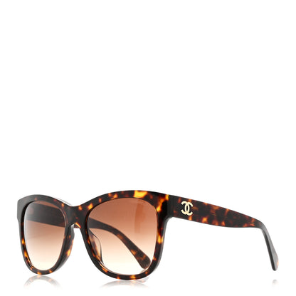 Chanel Acetate Runway Square Sunglasses 5380-A Dark Tortoise 1 of 8