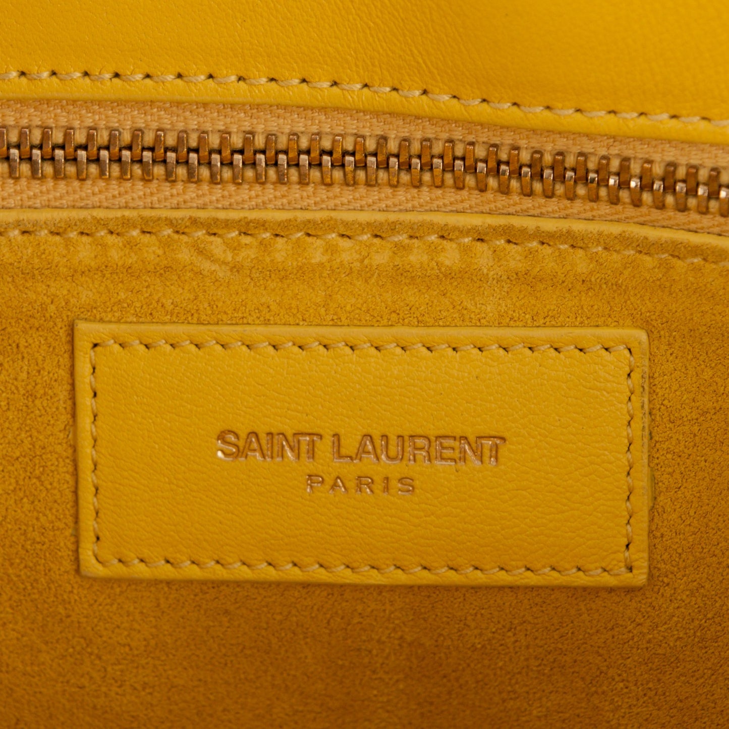 Calfskin Small Sac De Jour Bag Yellow