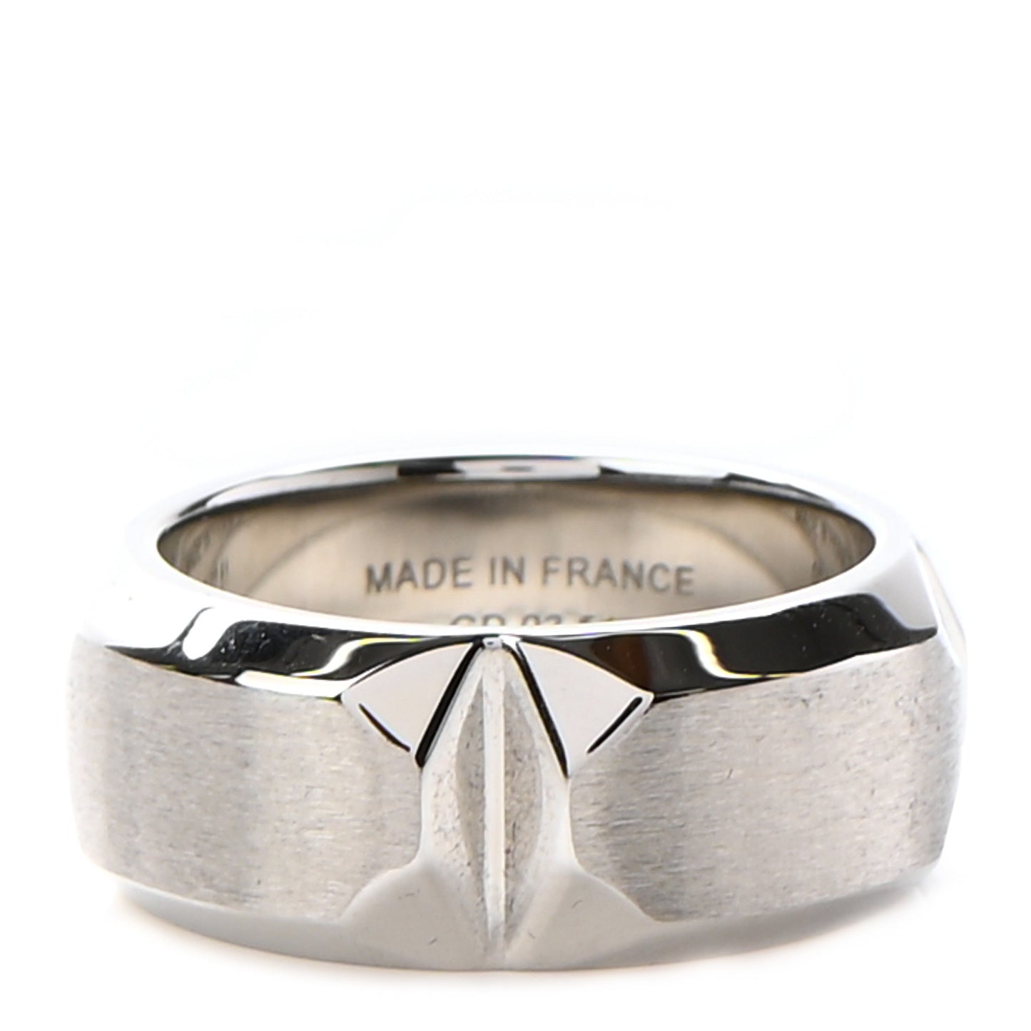 Stainless Steel Sac A Depeches Ring 64 10.75