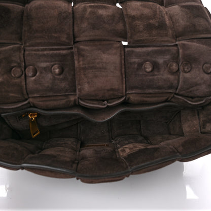 Bottega Veneta Suede Maxi Intrecciato Padded Chain Cassette Crossbody Bag Fondant 4 of 8