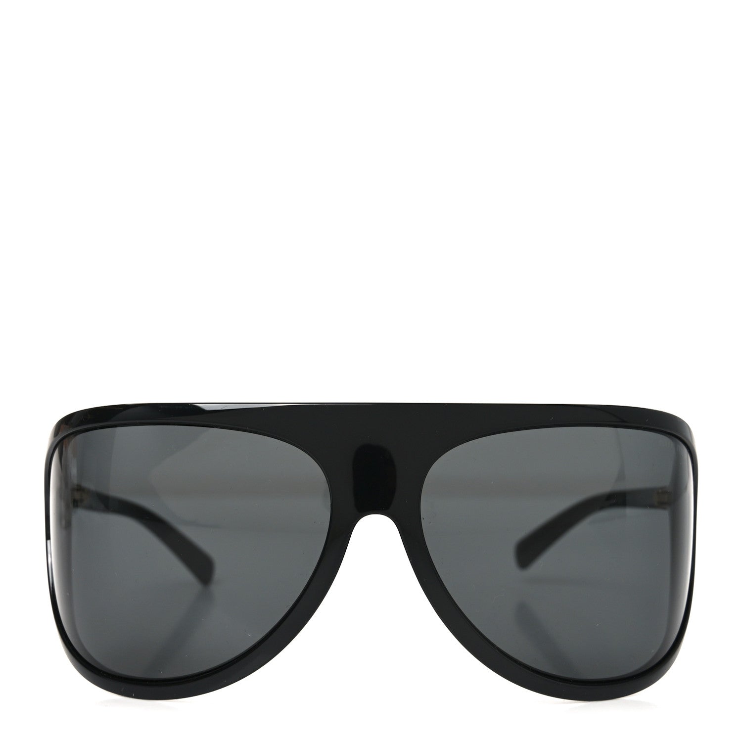 Miu Miu Acetate Shield Sunglasses SMU A01 Black 2 of 6